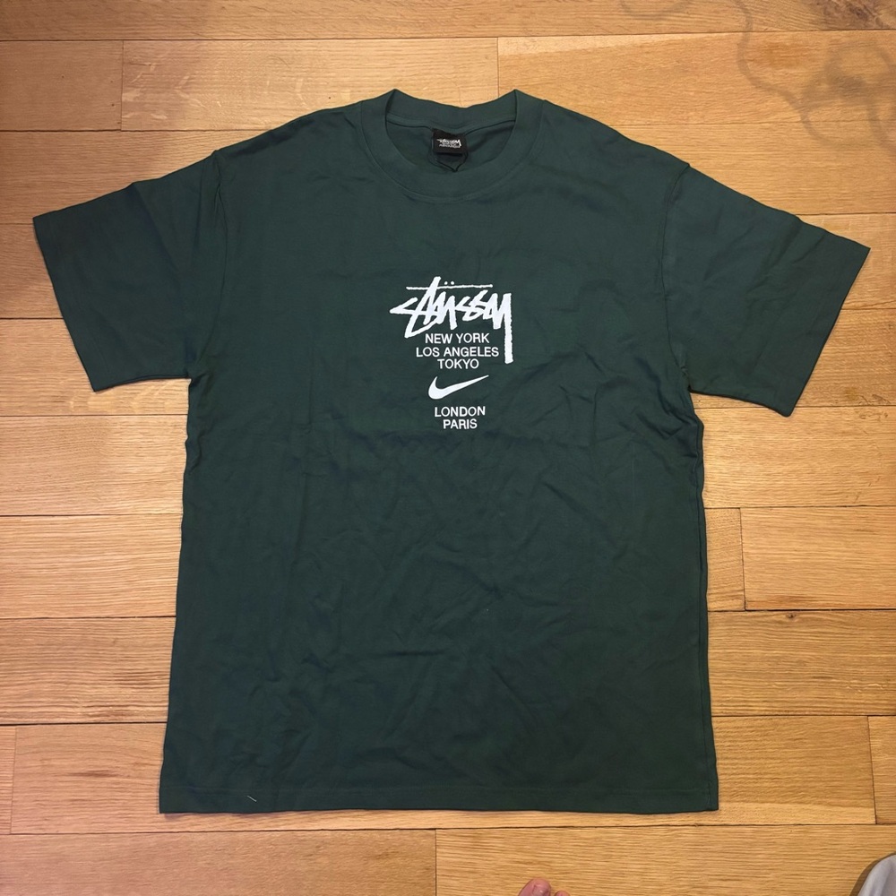 Nike x Stussy International Tee Green